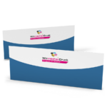 Flyer DIN lang Quer (21,0 cm x 9,9 cm), beidseitig bedruckt