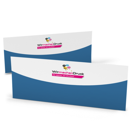Flyer DIN lang Quer (21,0 cm x 9,9 cm), beidseitig bedruckt
